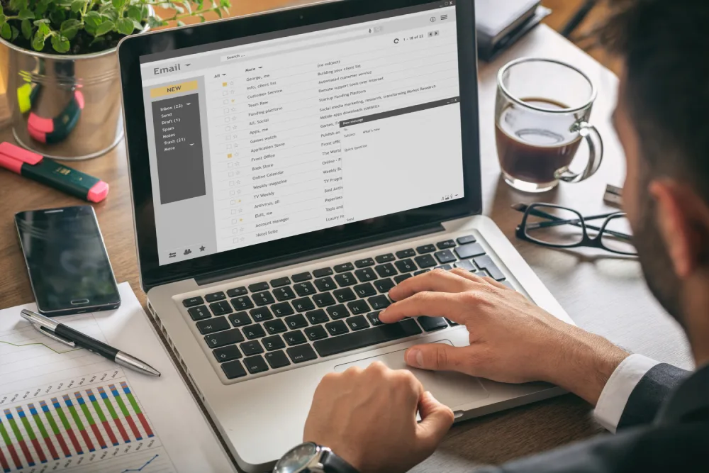 Secure email data management